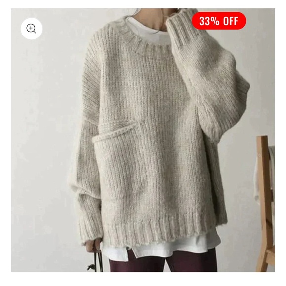 Zara Oversized Knit Sweater - Picture 8 of 8